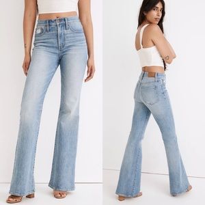 NWT Madewell The Perfect Vintage Flare Jean 26 Delavan Wash Retro High Waisted